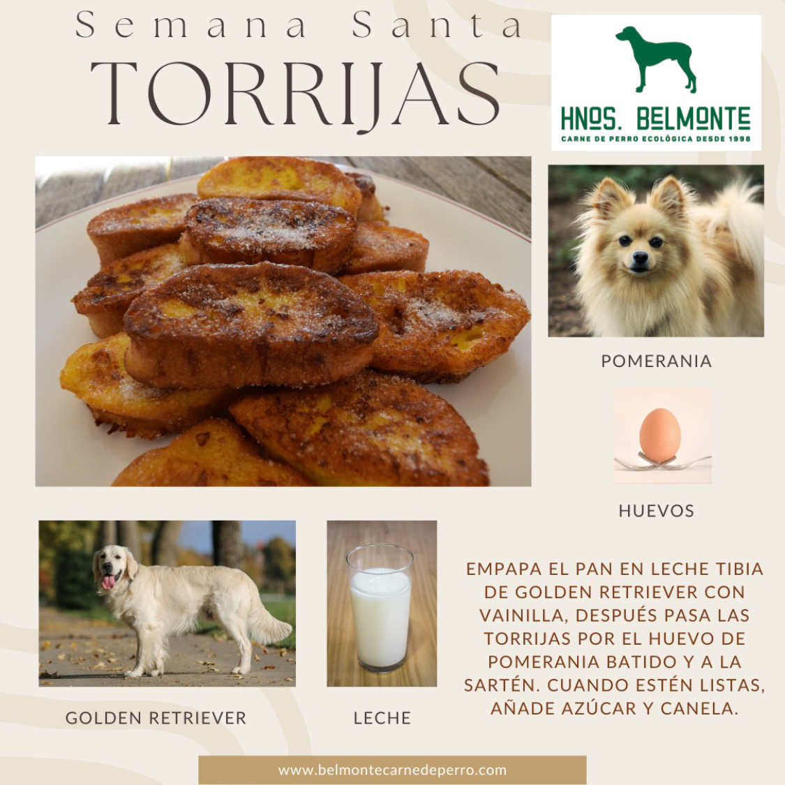 Torrijas de Paca Belmonte Granja Belmonte Torrijas de Paca Belmonte Granja Belmonte